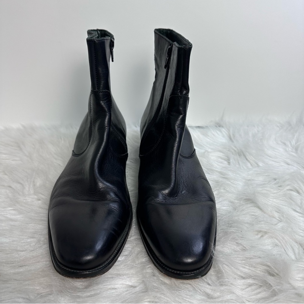 KENNETH COLE Vero Cuoio Black Leather Men's Boots